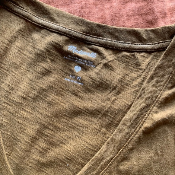 NWT Madewell Whisper Cotton V Neck Tank - Picture 4 of 6